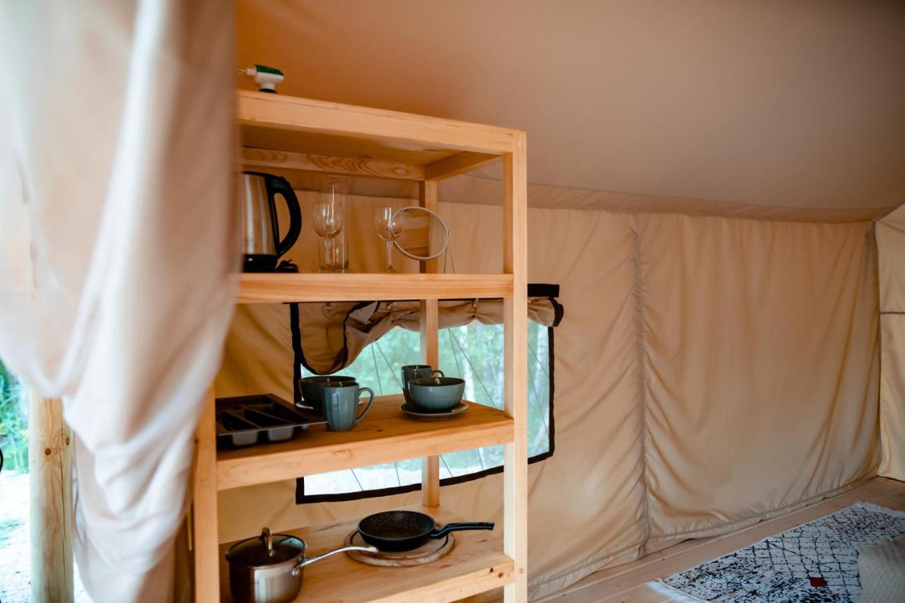 Glamping Mandra Kanev Otel Leplyavo Dış mekan fotoğraf