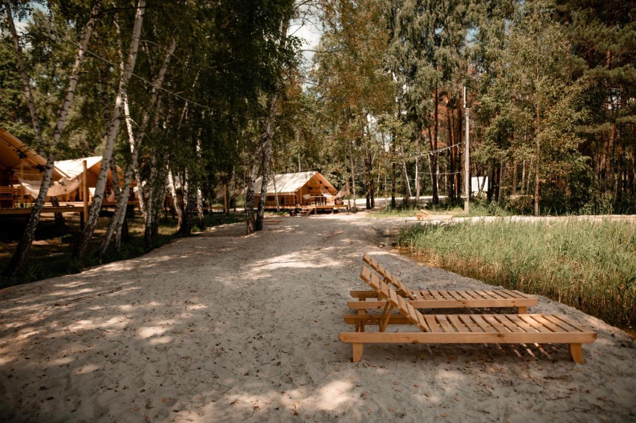 Glamping Mandra Kanev Otel Leplyavo Dış mekan fotoğraf